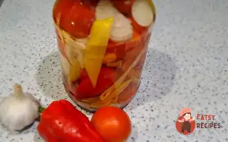 Мариновані Помідори На Зиму З Перцем І Цибулею