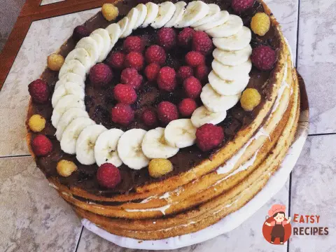 Торт зі згущеним молоком