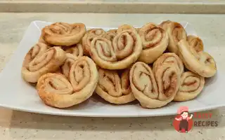 Вушка з цукром і корицею з листкового тіста