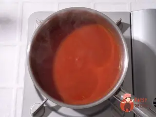 Крок 4: Томатний суп з яйцем