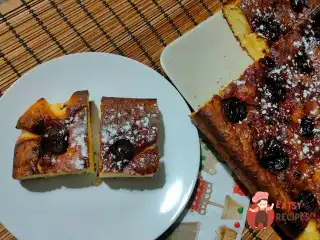 Проста запіканка з домашнім варенням