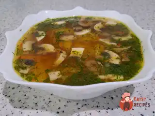 Суп грибний