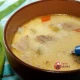 Зимовий курячий суп з вершками та каррі
