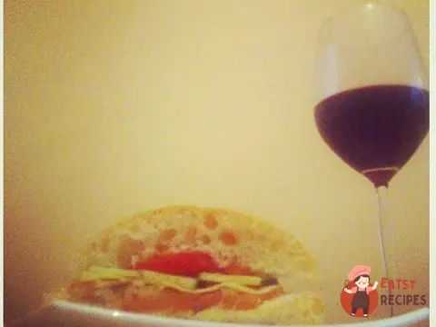Чіабатта з сьомгою та овочами