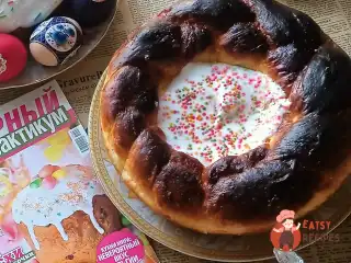 Паска з сирною начинкою