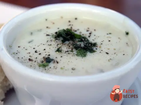 Чаудер із пікші з кропом