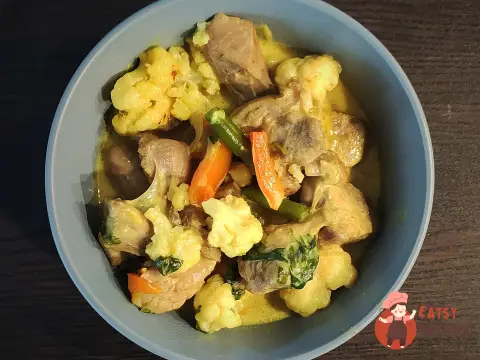 Індичка каррі з овочами