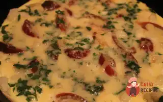Омлет З Цвітною Капустою, Сиром Фета Та Петрушкою