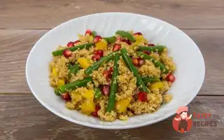 Кускус З Квасолею, Гранатом Та Солодким Перцем