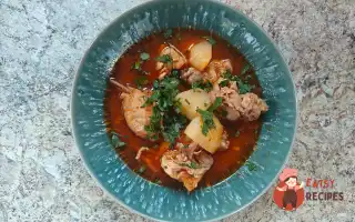 Чахохбілі З Курки Та Картоплі