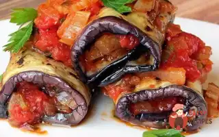 Баклажанні Рулетики З Начинкою