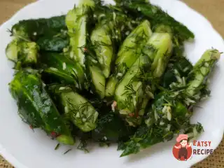 Швидка закуска з огірків