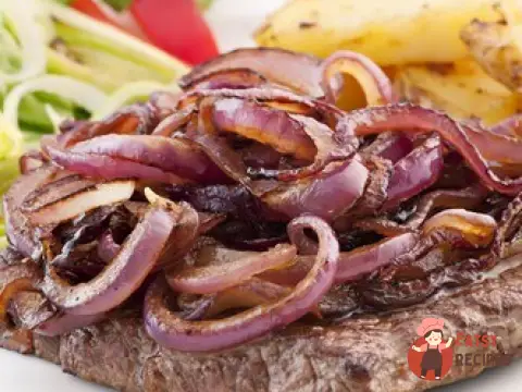 Закуска з маринованої цибулі до м'яса