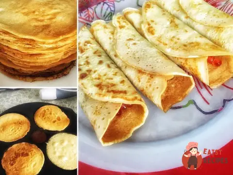 Гречані панкейки з ікрою