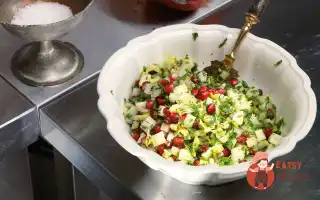Салат Із Зеленої Селери, Петрушки Та Гранату