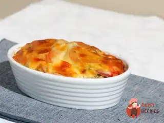 Запіканка з курки з креветками