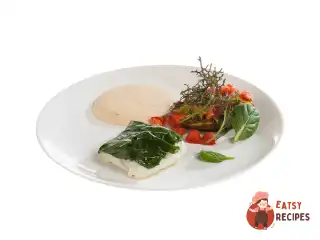 Палтус з авокадо та вершковим теріяком