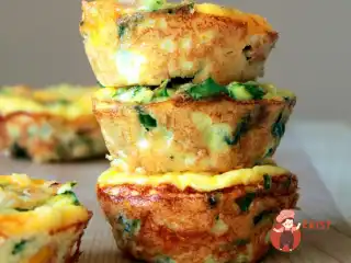 Фріттата з курячою грудкою та овочами
