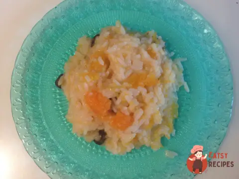 Плов солодкий з гарбузом