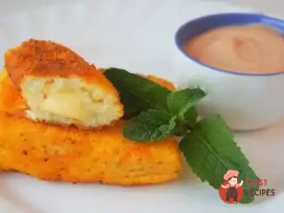 Сирні палички у картоплі