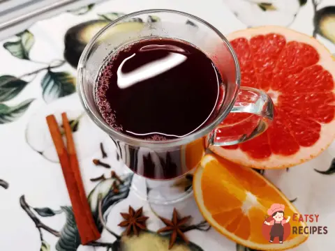 Глінтвейн з грейпфрутом та апельсином