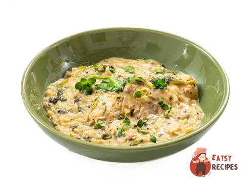 Лимонне курча з орзо