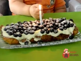 Французький торт із чорницею (Tarte aux myrtilles)