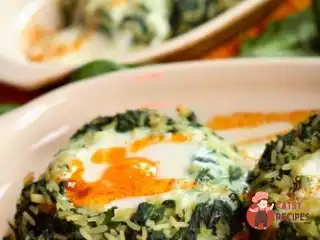 Рис зі шпинатом і фетою по-грецьки (Spanakorizo)