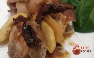 Кролик З Яблуками Та Чорносливом У Гірчично-Медовому Соусі