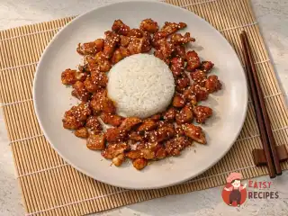 Кисло-солодка курка по-китайськи з рисом
