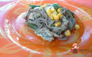 Гречана Локшина Соба З Куркою Та Овочами