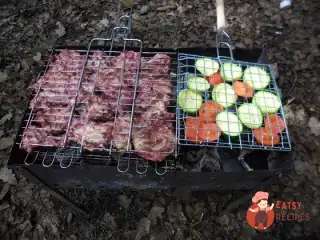 Шашлик із курки у вишневому маринаді