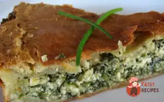Давньоримський Пиріг З Сиром Фета І Зеленою Цибулею