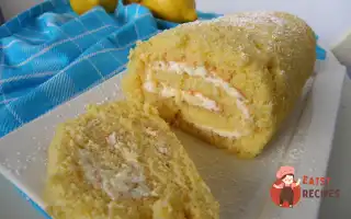 Лимонний Бісквітний Рулет