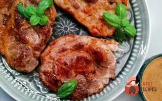 Соковитий стейк зі свинини