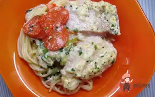 Філе Пангасіуса В Молочному Соусі З Овочами.