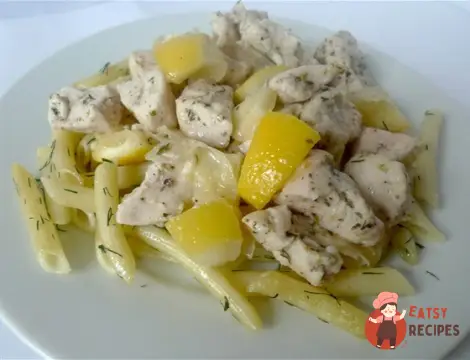 Куряче філе, запечене з лимонами