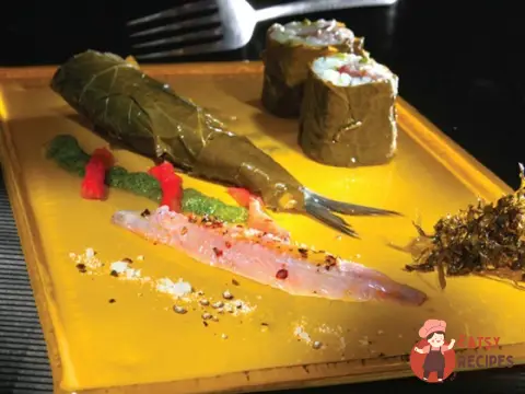 Мариновані сардини з виноградним листям