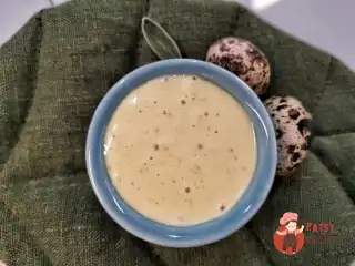 Майонез з куркумою та перепелиними яйцями