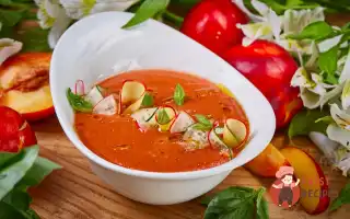 Гаспачо З Нектаринами Та Овочами