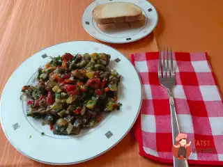 Овочевий «шашлик» у духовці