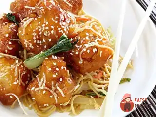 Медова курка з овочами