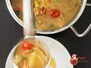 Юшка з пшоняною кашею