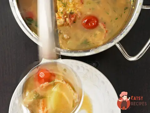 Юшка з пшоняною кашею