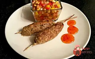Люля На Шпажці З Мексиканським Гарніром
