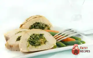 Роли з курки та шпинату