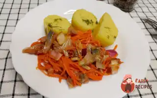 Закуска з оселедцем та корейською морквою