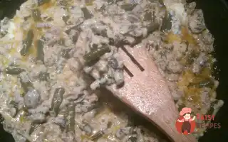 Зелена Квасоля З Грибами У Сметані