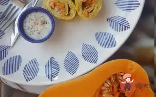 Яєчний Рулет Із Пряним Гарбузом І Сирним Сиром