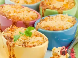 Закуска з пастою, сиром та мускатним горіхом